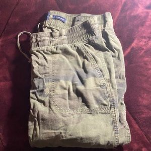 High rise camo joggers